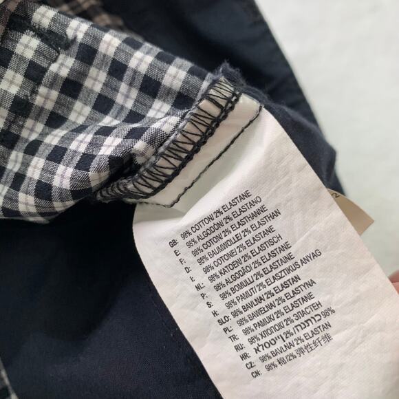 Vans off the Wall Juniors Sz 1 Black White Checkered 2.5" Flat Front Shorts Punk - Picture 9 of 9